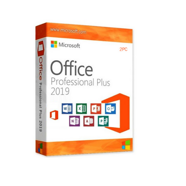 Microsoft Office 2019 Professional Plus 2 PC Digital Download