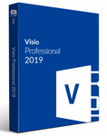 Microsoft 2019 Visio Pro 32 or 64 Bit Retail License Key Code Product