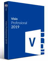 Microsoft 2019 Visio Pro 32 or 64 Bit Retail License Key Code Product