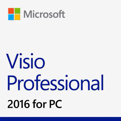 Microsoft 2016 Visio Pro 32 or 64 Bit Retail License Key Code Product
