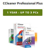 CCleaner Professional 1 Year up to 3 PCs - Digitally Delivered