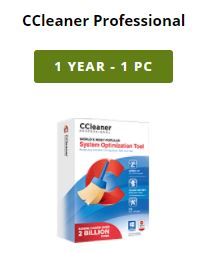 CCleaner Professional 1 Year 1 PC - Shipped