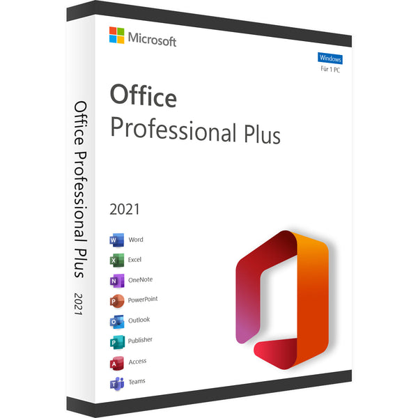 Microsoft Office 2021 Professional Plus For Windows 1 PC Digital Download